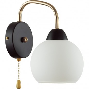 Бра LUMION BLISS COMFI LN23 5642/1W E27 1*60W 220V чёрный, золотой