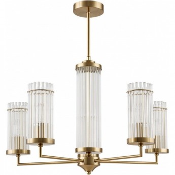 Люстра LUMION ELLOW 6527/5 CLASSI LN23 171 E14 5*40W 220V латунь