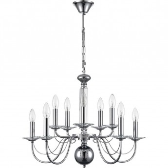 Люстра подвесная LUMION INCANTO 8034/10 CLASSI LN25 Е14 10*40W 220V хром, металл/стекло