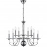 Люстра подвесная LUMION INCANTO CLASSI LN25 Е14 10*40W 220V хром, металл/стекло 8034/10