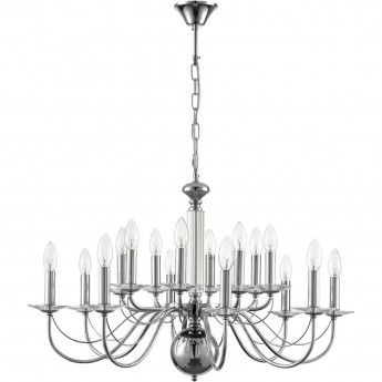 Люстра подвесная LUMION INCANTO 8034/16 CLASSI LN25 Е14 16*40W 220V хром, металл/стекло