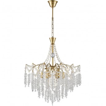 Люстра подвесная LUMION KRISTINA CLASSI LN25 8243/6 E14 6*40W 220V латунь, металл