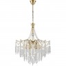 Люстра подвесная LUMION KRISTINA CLASSI LN25 E14 6*40W 220V латунь, металл 8243/6