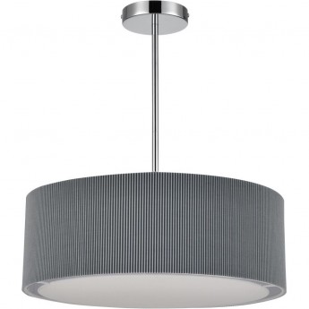 Люстра подвесная LUMION ZIGRISA 8111/5 MODERNI LN25 E14 5*40W 220V хром/серый, металл/текстиль