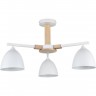 Люстра потолочная LUMION COLANGE MODERNI LN25 268 Е27 3*60W 220V белый/белый металл, дерево/металл 8095/3C