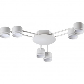 Люстра потолочная LUMION GARETA 8235/6C COMFI LN25 200 LED GX53 6*10W 220V белый, металл