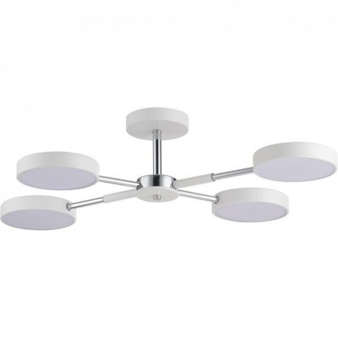 Люстра потолочная LUMION MIKA LEDIO LN23 LED 3902Лм 3000-6000К 72W 220V белый хром 5659/72CL