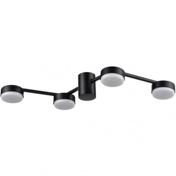 Люстра потолочная LUMION SANATA LED GX53 4*7W 220V COMFI LN25 черный, металл 8187/4C