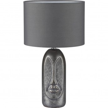 Настольная лампа LUMION AKIVI 8146/1T MODERNI LN25 000 Е27 1*60W 220V серый, керамика/текстиль