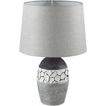 Настольная лампа LUMION AVALONA 8118/1T COMFI LN25 000 E27 1*60W 220V серый, керамика/текстиль