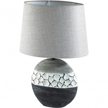 Настольная лампа LUMION AVALONA 8119/1T COMFI LN25 000 E27 1*60W 220V серый, керамика/текстиль