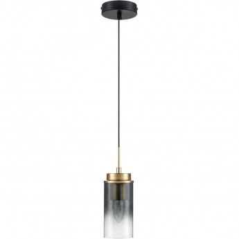 Подвес LUMION ISHA 8101/1A COMFI LN25 325 Е14 1*40W 220V черный/бронза металл/стекло