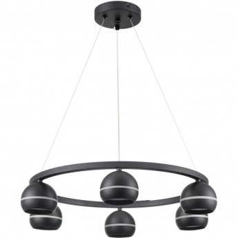 Подвесная люстра LUMION LUAZANA 8242/6 COMFI LN25 203 LED GX53 6*7W 220V черный металл