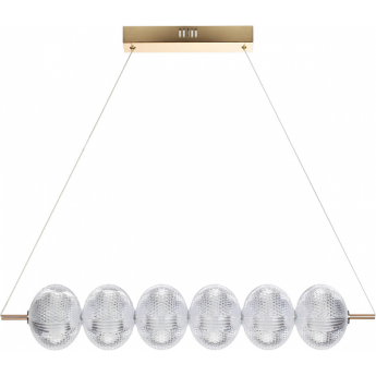 Светильник подвесной LUMION CAPRICE 6577/36L LEDIO LN24 LED 36W 220V золото/прозрачный/металл/пластик