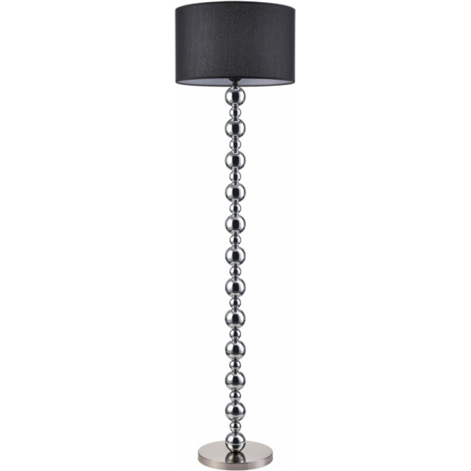 Торшер LUMION NAVILA NEOCLASSI LN25 369 E27 1*60W 220V хром/черный металл/текстиль 8079/1F