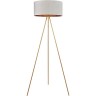 Торшер LUMION TAPIOKA NEOCLASSI LN25 368 E27 1*60W 220V золото/белый, металл/текстиль 8077/1F